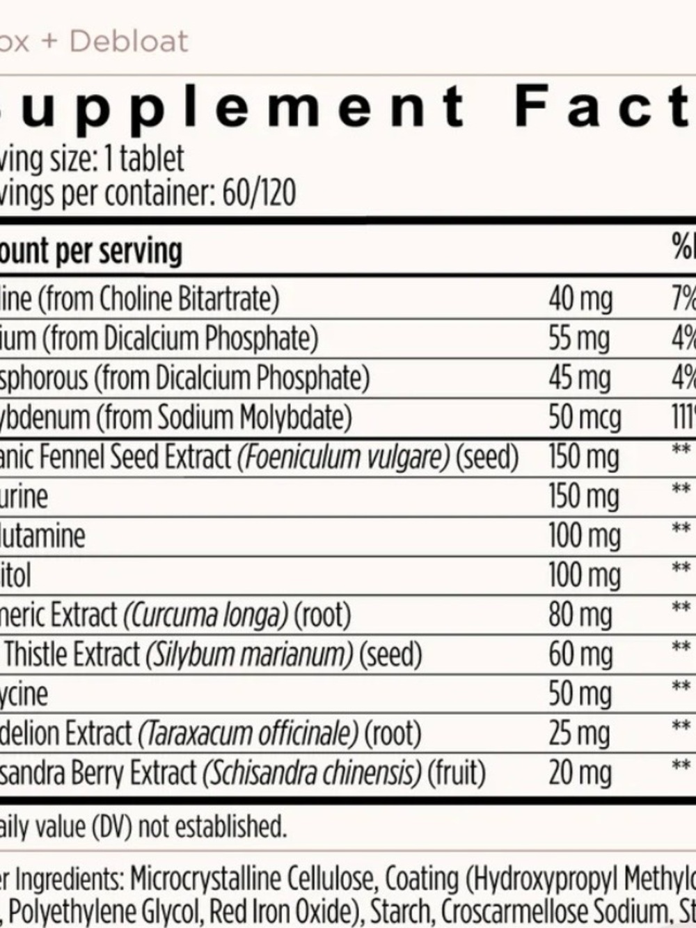 JSHealth Detox + Debloat Tablets — White - Picture 4 of 4